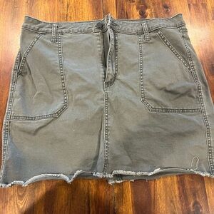 Universal Thread Olive Mini Skirt